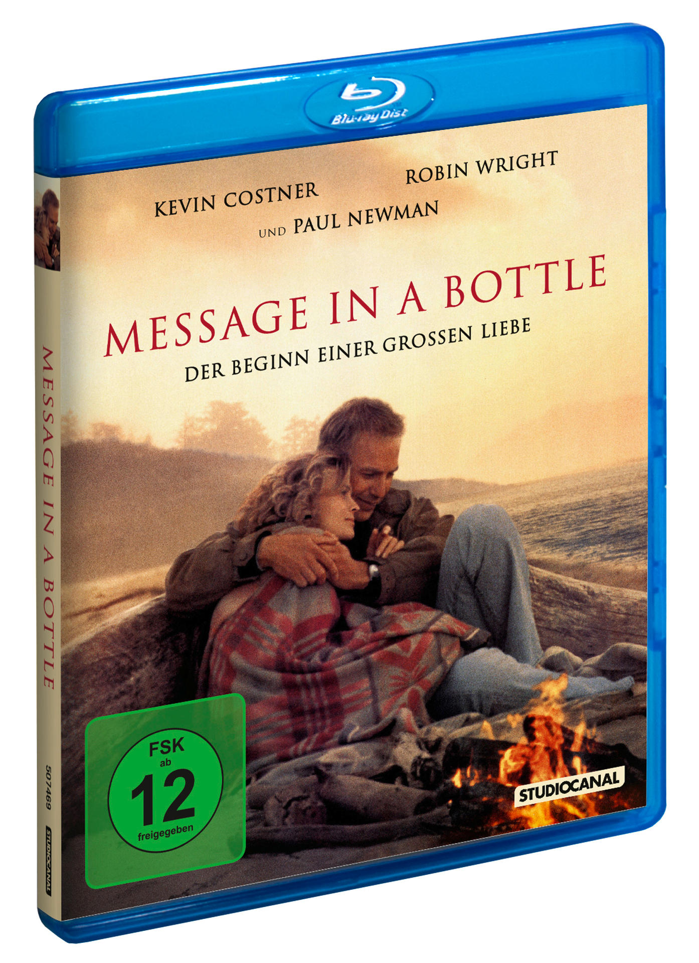 Blu-ray-Disc-Hülle mit einem Filmplakat von Kevin Costner und Robin Wright.