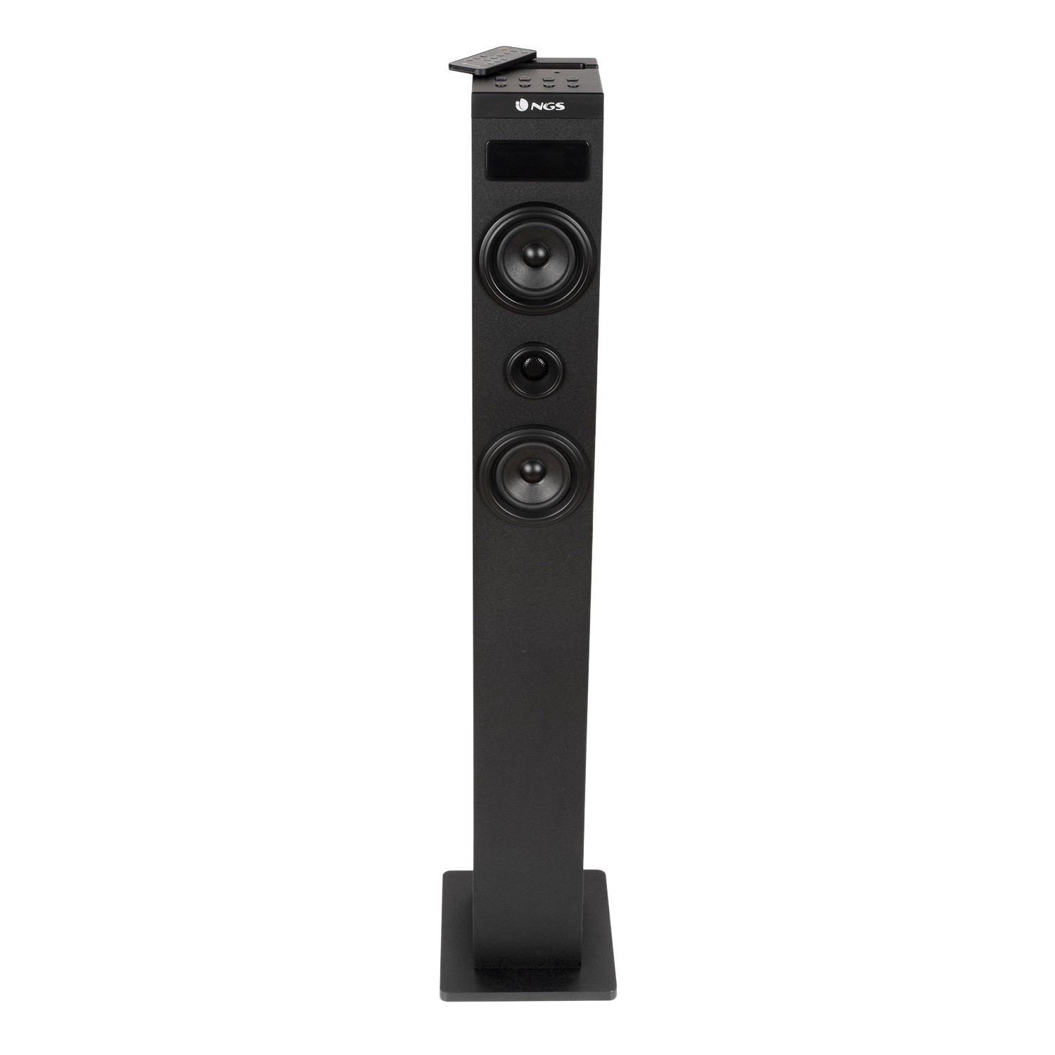 Ngs Sky Charm 2.1 torre de sonido bluetooth 80w con entrada usb radio fm aux in skycharm negro