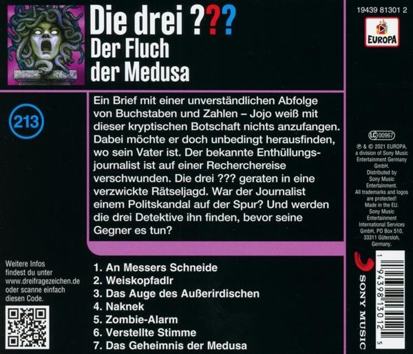 CD-Cover: Medusa, Text auf Deutsch.