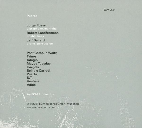 Jorge Rossy - Puerta  - (CD)