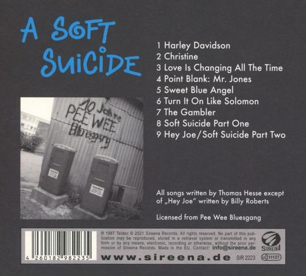 Pee Wee Bluesgang - A SOFT SUICIDE  - (CD)
