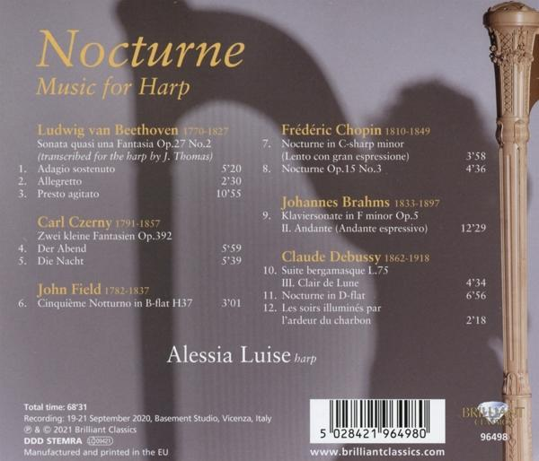 Alessia Luise - Nocturne,Music For Harp  - (CD)
