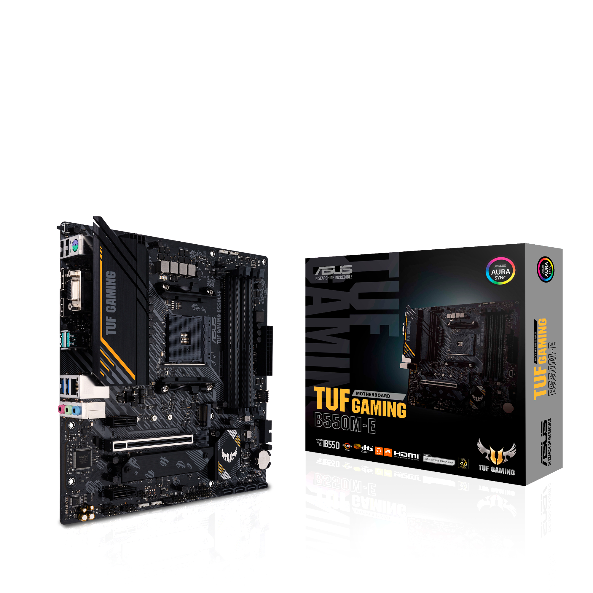 ASUS TUF GAMING B550M-E (90MB17U0-M0EAY0) Mainboard schwarz