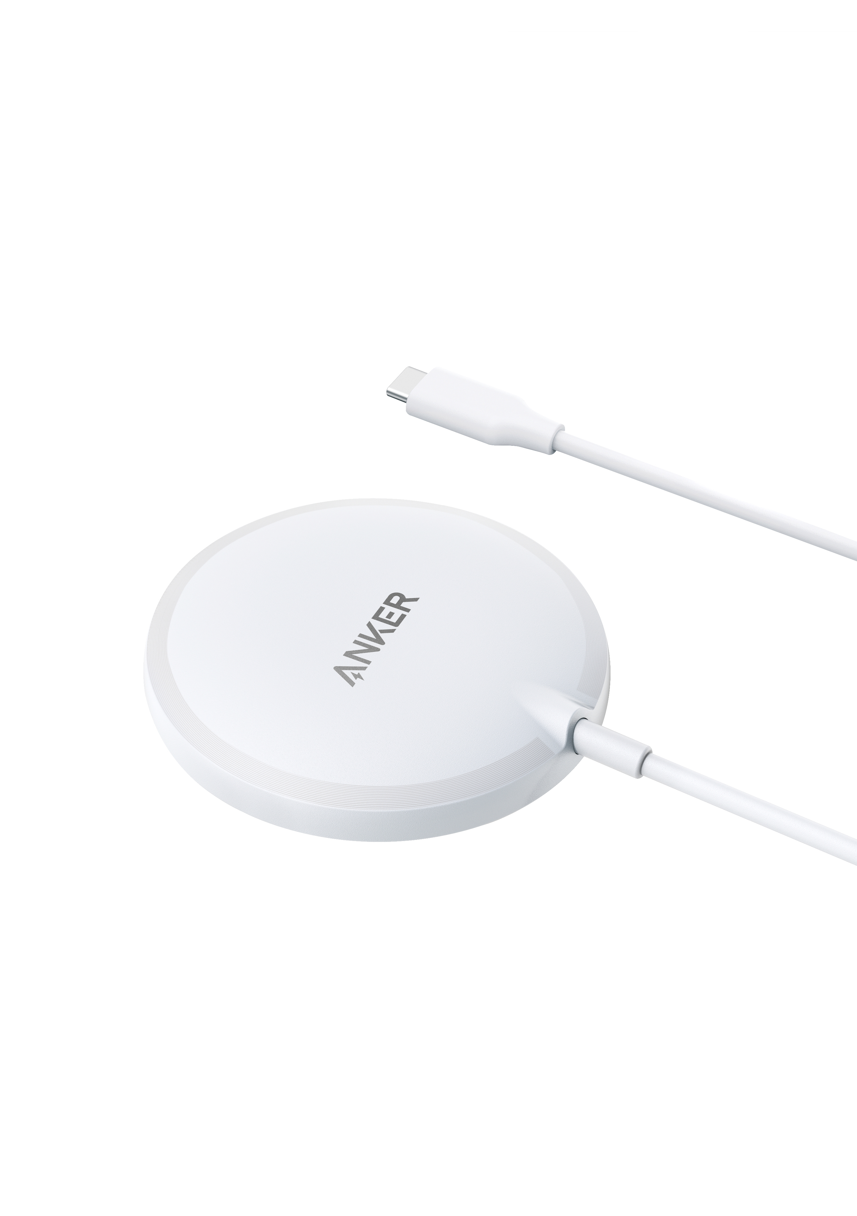 Watt, Pad Apple Ladestation (A2565G21) Induktive Charging 7.5 Wireless Magnetic Weiß Weiß ANKER