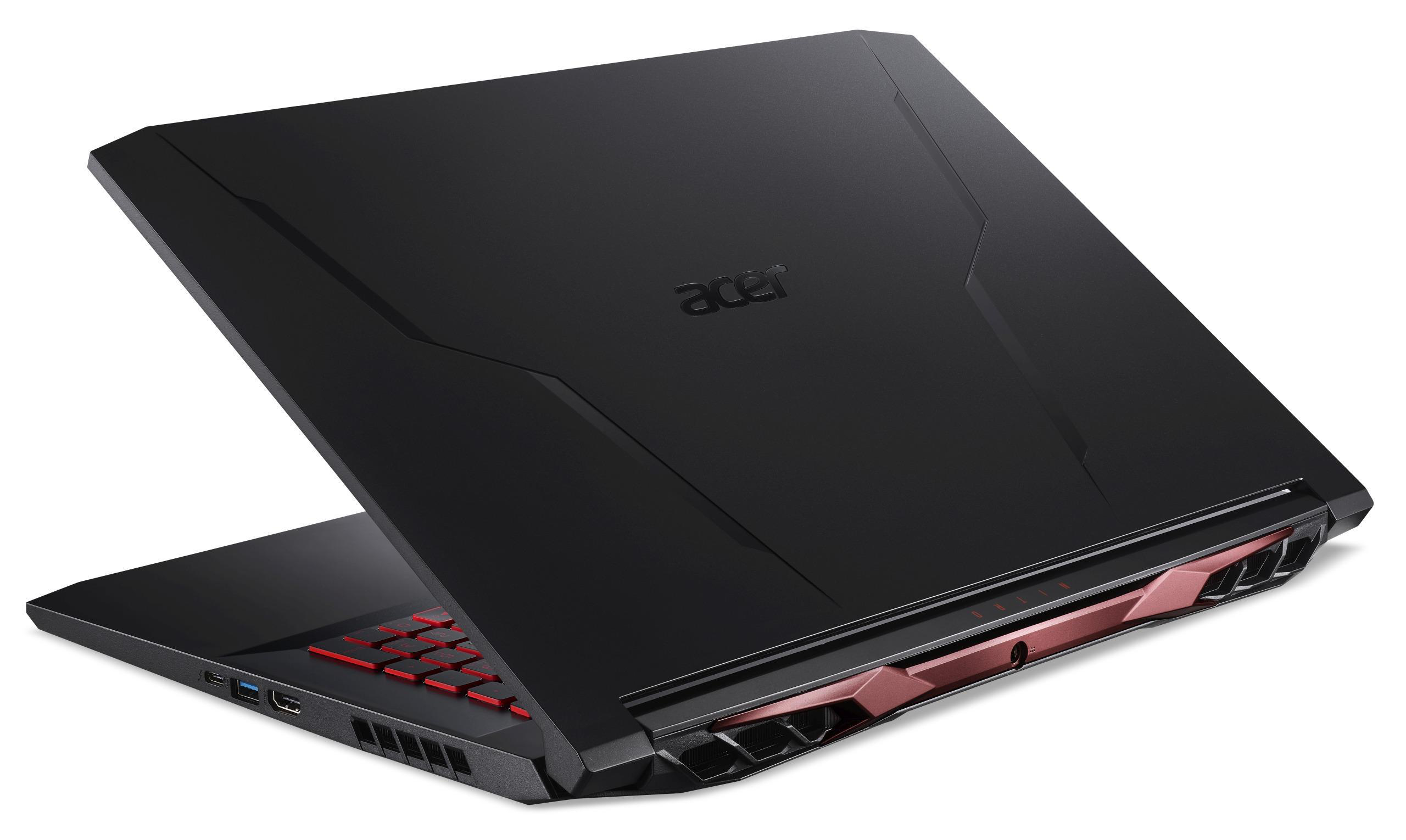 1 Rote GeForce Prozessor, & 5 Tastaturbeleuchtung, 3050 Zoll 144 SSD, Display 512 Home Nitro ACER Notebook, mit 16 Schwarz/Rot (64 Display, Hz HDD, GB i7-11800H Intel® TB GB Windows Ti, Bit) NVIDIA, RTX™ 17,3 RAM, 11 (AN517-54-77E1) mit