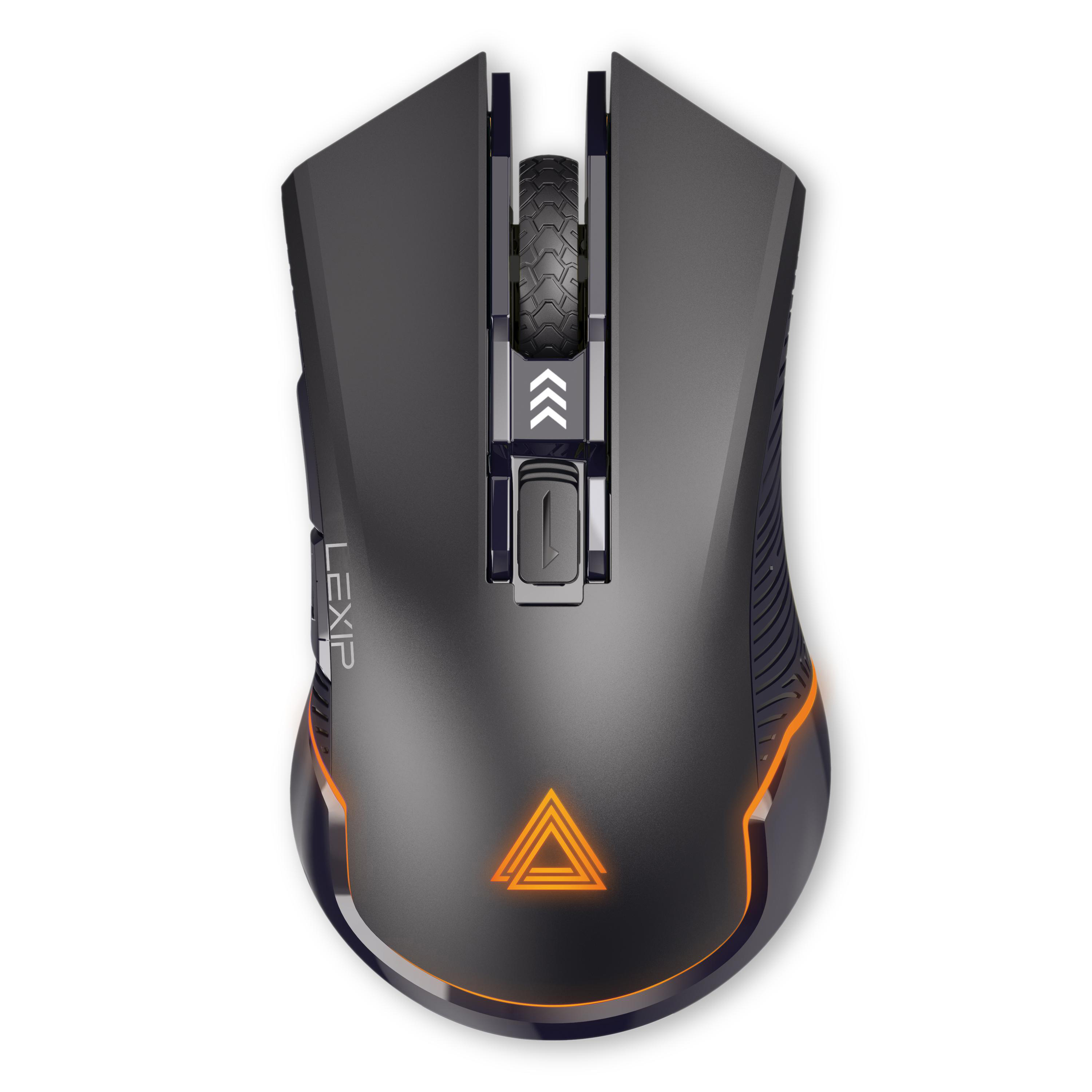 PIXMINDS Maus, AR18 GAMING AERO Schwarz LEXIP SPEED