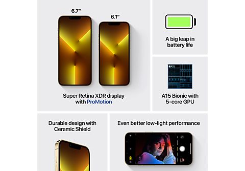 APPLE iPhone 13 Pro Max - 1 TB Goud 5G