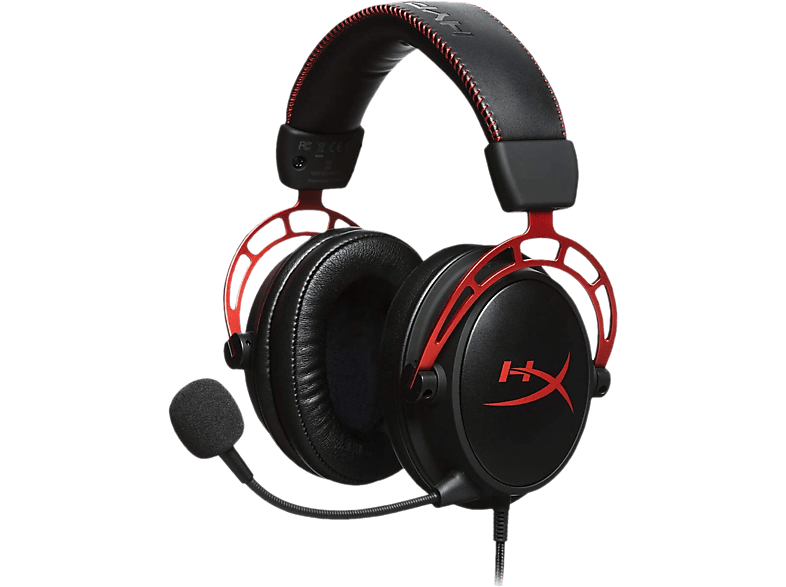 HYPERX Gaming Headset Cloud Alpha, Over-Ear, 3.5mm, Schwarz/Rot