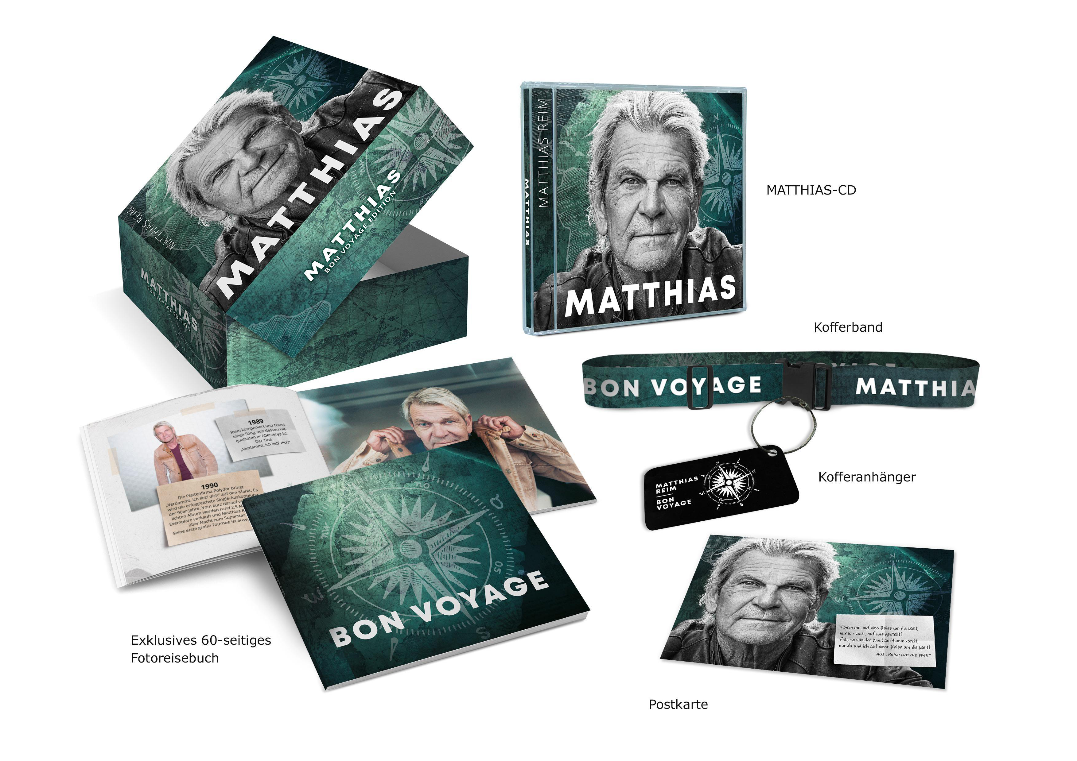 Matthias Reim - MATTHIAS-Bon Voyage Edition (CD + Fotoalbum)  - (CD)