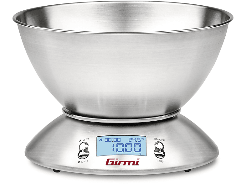 Bilancia Cucina Digitale - Bilancia Elettronica Professionale pesa Alimenti  con Display LED Illuminato -Bianco 1 kg / 0,1 g : : Casa e cucina