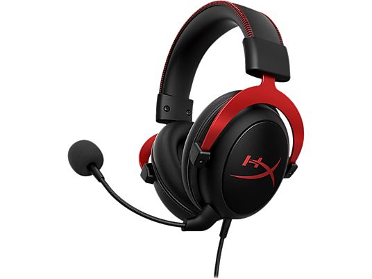 HYPERX Cloud II - Gaming Headset, Schwarz/Rot