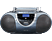 LENCO SCD-6800 - Boombox (FM, DAB, DAB+, Silber)