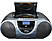 LENCO SCD-6800 - Boombox (FM, DAB, DAB+, Silber)