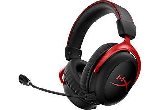 HYPERX Cloud II sans fil - Casque de jeu, Noir/rouge