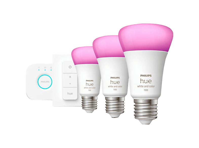 PHILIPS HUE Starter-Kit - Beleuchtungsset (Weiss)