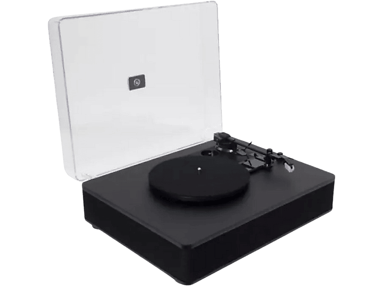 Fonestar VINYL-25AMP, Sistema de audio Hi-Fi, USB/MP3, Servo motor CC, Conexión inalámbrica BT, Negro
