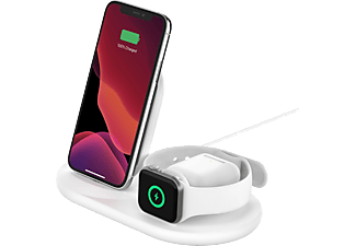 BELKIN Boost Charge 3-in-1 - Chargeur sans fil (Blanc)
