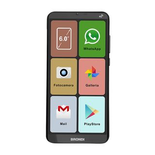 BRONDI AMICO SMARTPHONE XL, 16 GB, BLACK
