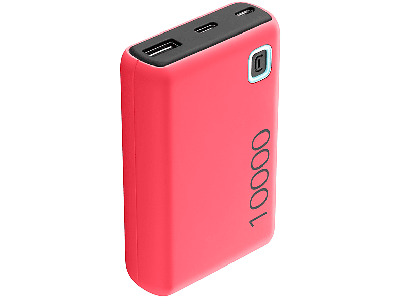 Cellularline Power Bank THUNDER 5000 Caricabatterie portatile extra  compatto Nero