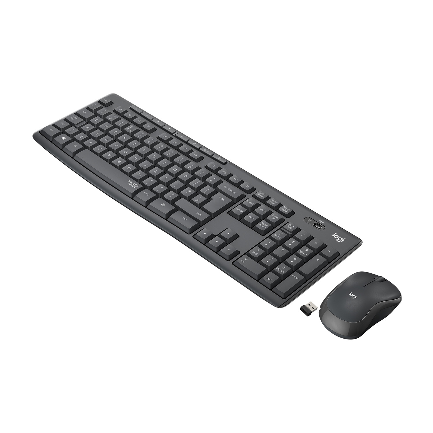 Tastiera + Mouse Logitech MK 295 Graphite