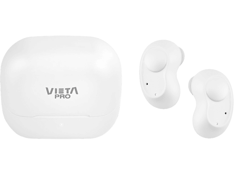 Auriculares True Wireless  Vieta Pro Bean, True Wireless, Bluetooth 5.1,  Blanco + Estuche de carga