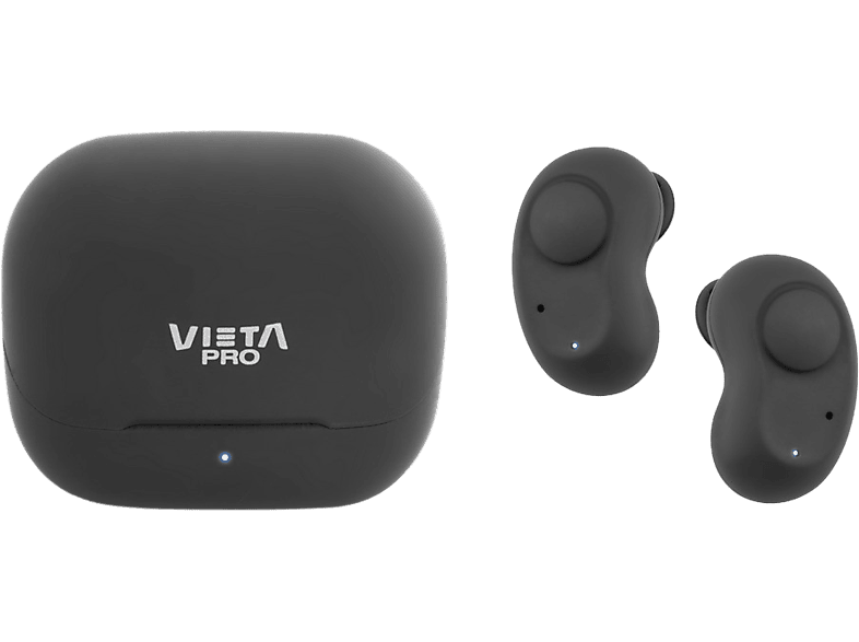 Auriculares True Wireless - Vieta Pro Bean, True Wireless, Bluetooth 5.1,  Negro + Estuche de carga