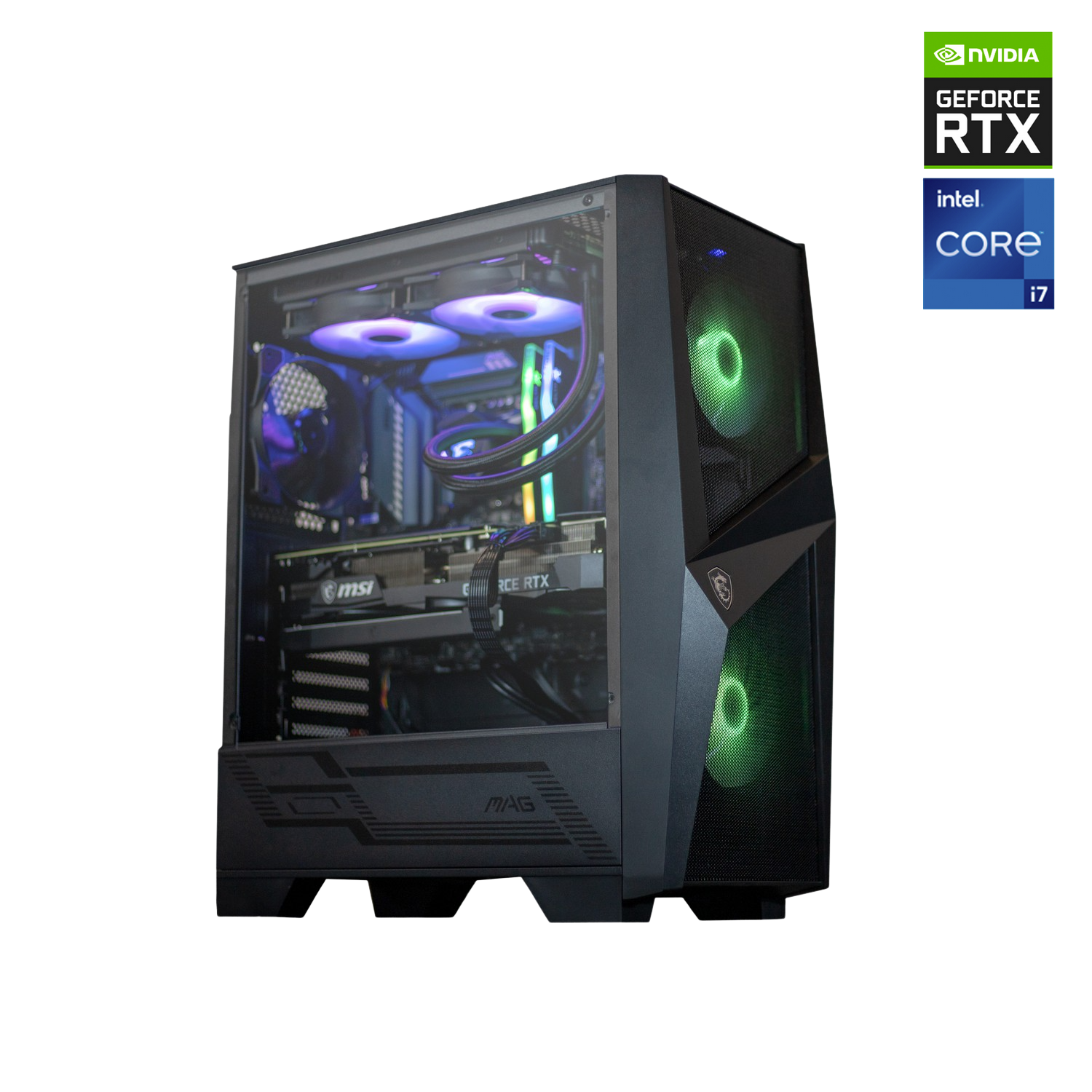 REACONDICIONADO PC gaming - PC Clon Powered by MSI PB B560M, Intel® Core™ i7-11700KF, 16 GB RAM, 1 TB SSD, RTX3080 VENTUS, W10