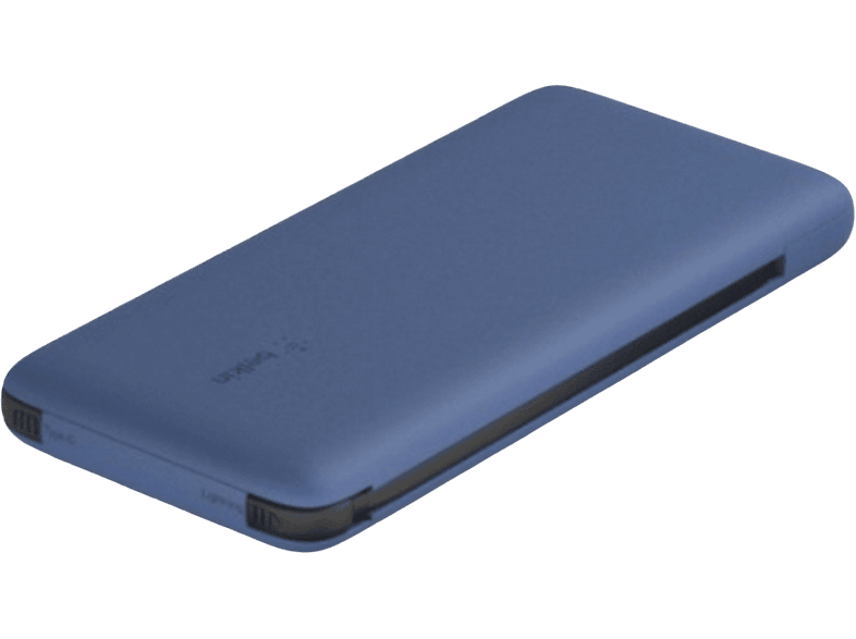 Belkin 18 W, 10.000 mAh, Cables integrados, Azul