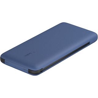 Powerbank - Belkin  18 W, 10.000 mAh, Cables integrados, Azul