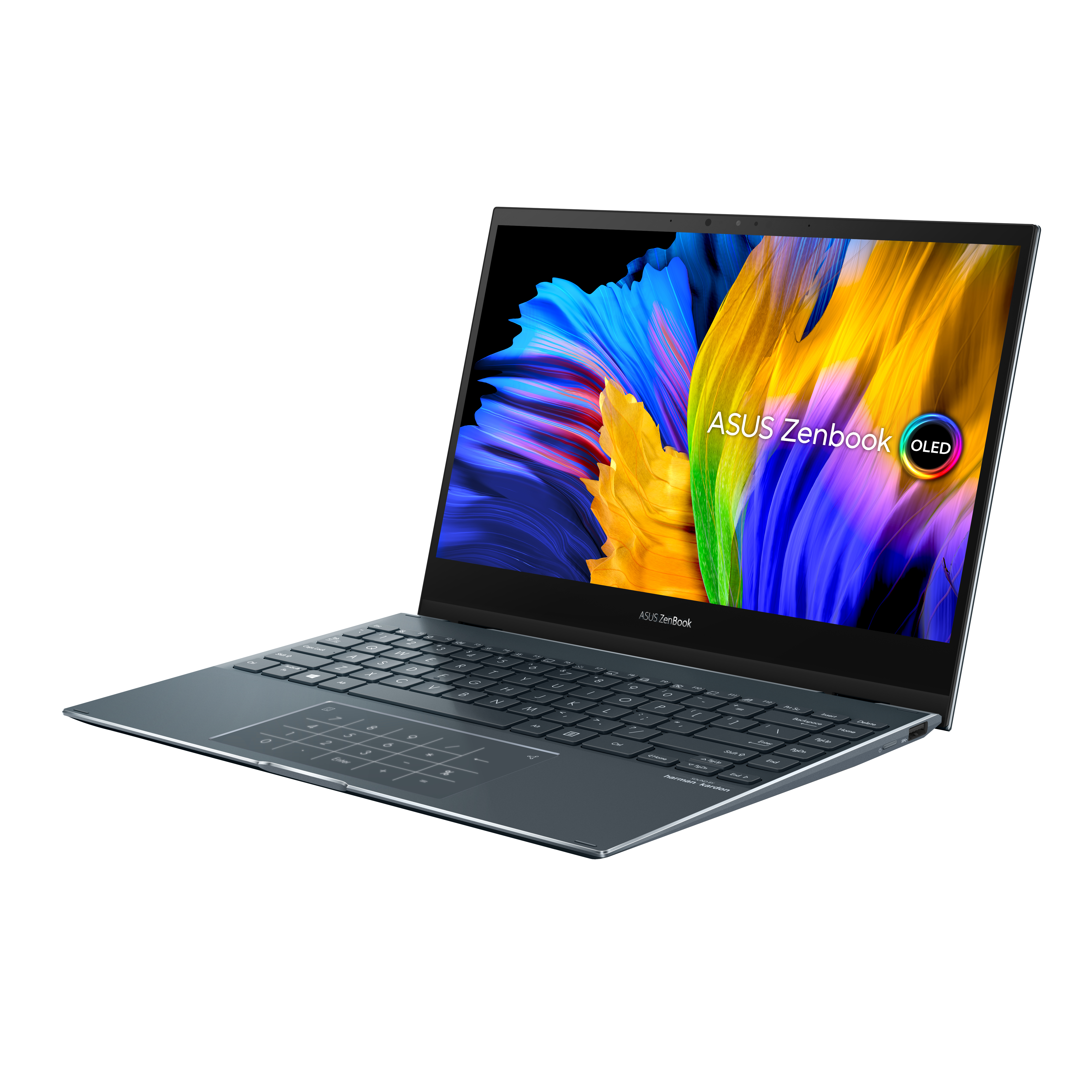 ASUS Zenbook Flip 13 OLED UX363EA-HP536W, Intel® Evo™ - 13,3 Zoll - Intel® Core™ i7 i7-1165G7 (Evo) - 16 GB - 512 GB - Intel® Iris® Xᵉ - Windows 11 Home