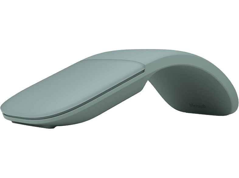 Ratón inalámbrico - Microsoft® Arc™ Touch Bluetooth Mouse, 1000 DPI, 2.4 GHz, 2 Baterias AAA, Sage Hero RGB