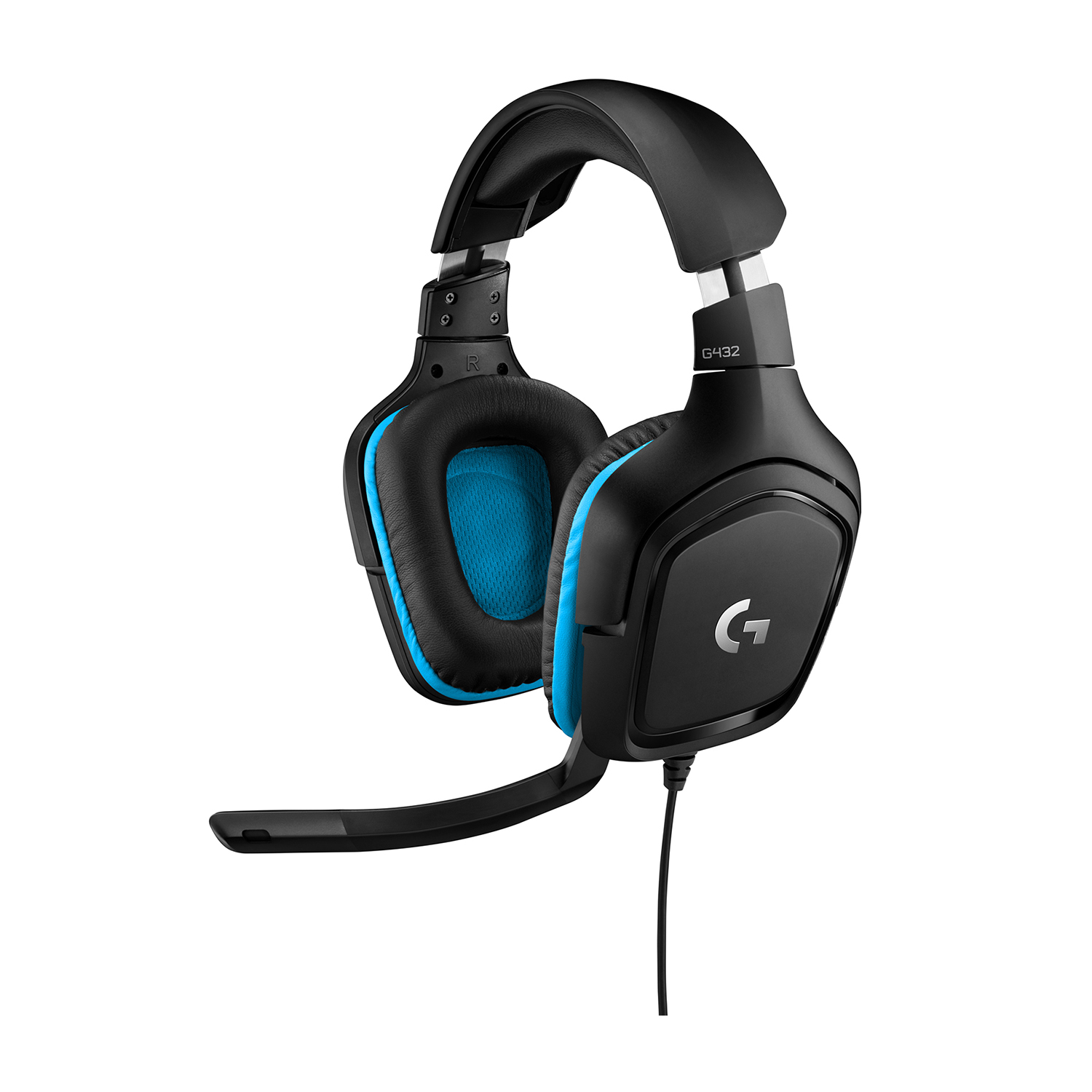 Logitech G432 7.1 Headset Cuffia Gaming, nero