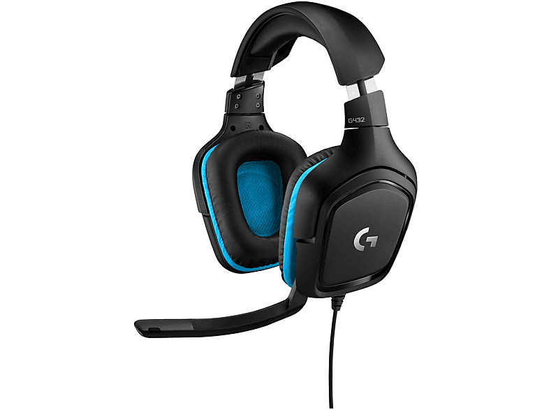 Logitech G432 7.1 Headset Cuffia Gaming, nero