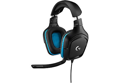 LOGITECH G432 7.1 Headset CUFFIA GAMING, nero