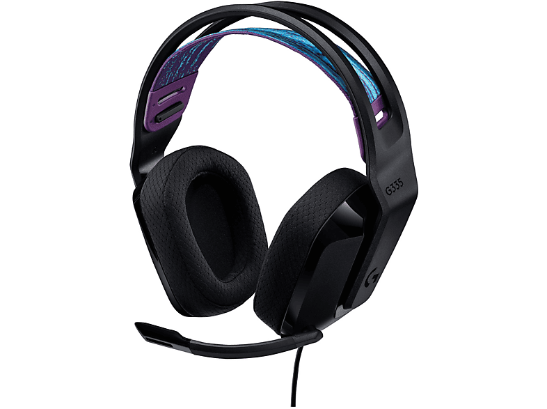 Logitech G335 Gaming Headset Cuffie PC, Black