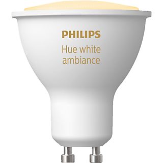 PHILIPS HUE White Ambiance confezione singola GU10 - lampada LED (Bianco)