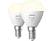 PHILIPS HUE White P45 E14 Doppelpack - LED-Lampe (Weiss)
