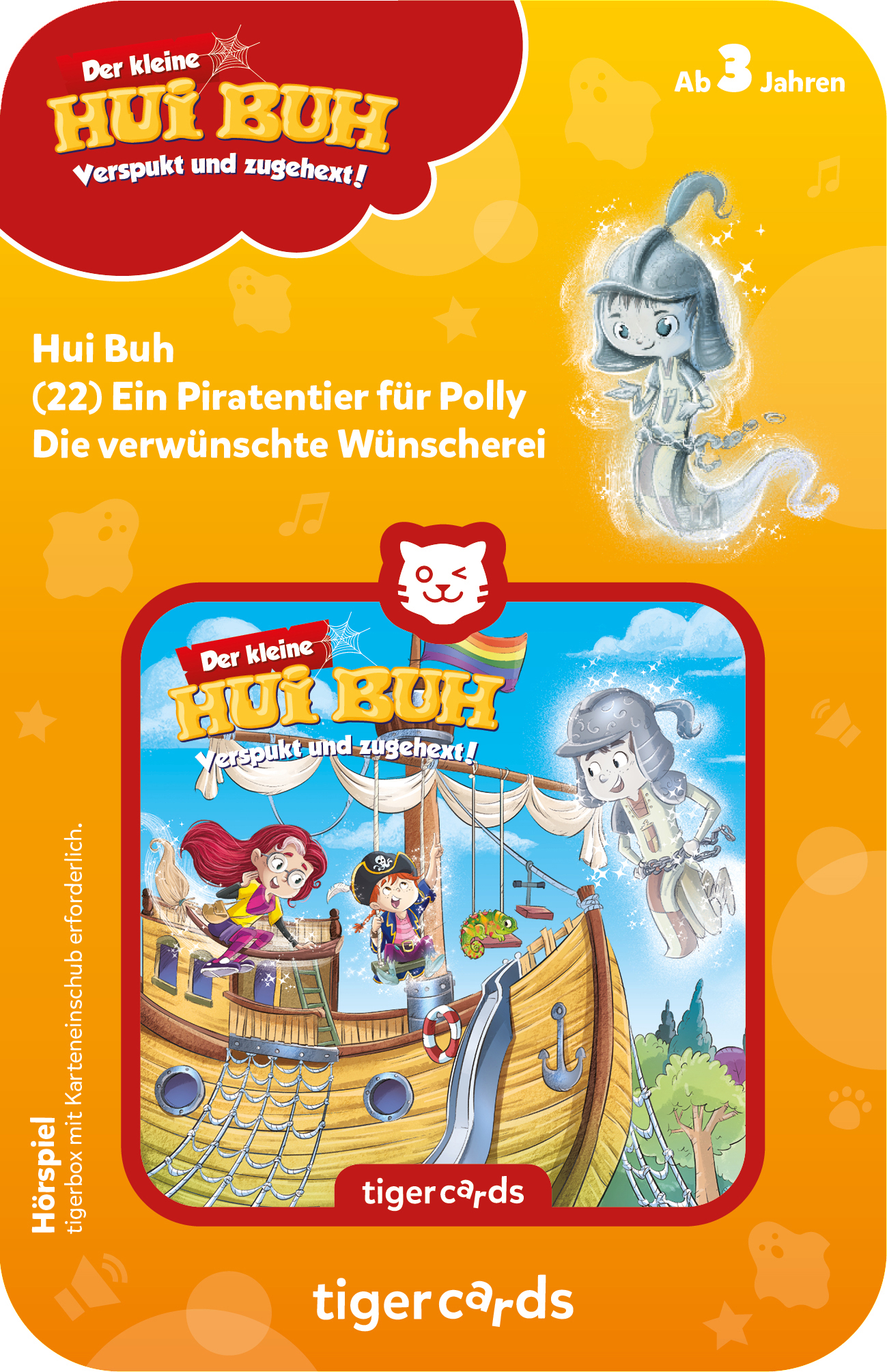 TIGERMEDIA Tigercard - für Ein Polly Mehrfarbig Hui Buh Piratentier Tigercard