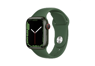 APPLE Watch Series 7 GPS - Aluminium kast Green 41mm, Sportbandje Clover (MKN03NF/A)