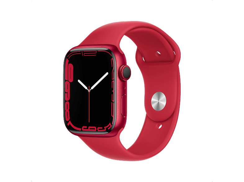 APPLE Watch Series 7 GPS + Cellular - Aluminium kast (product)RED 45mm, Sportbandje (product)RED (MKJU3NF/A)