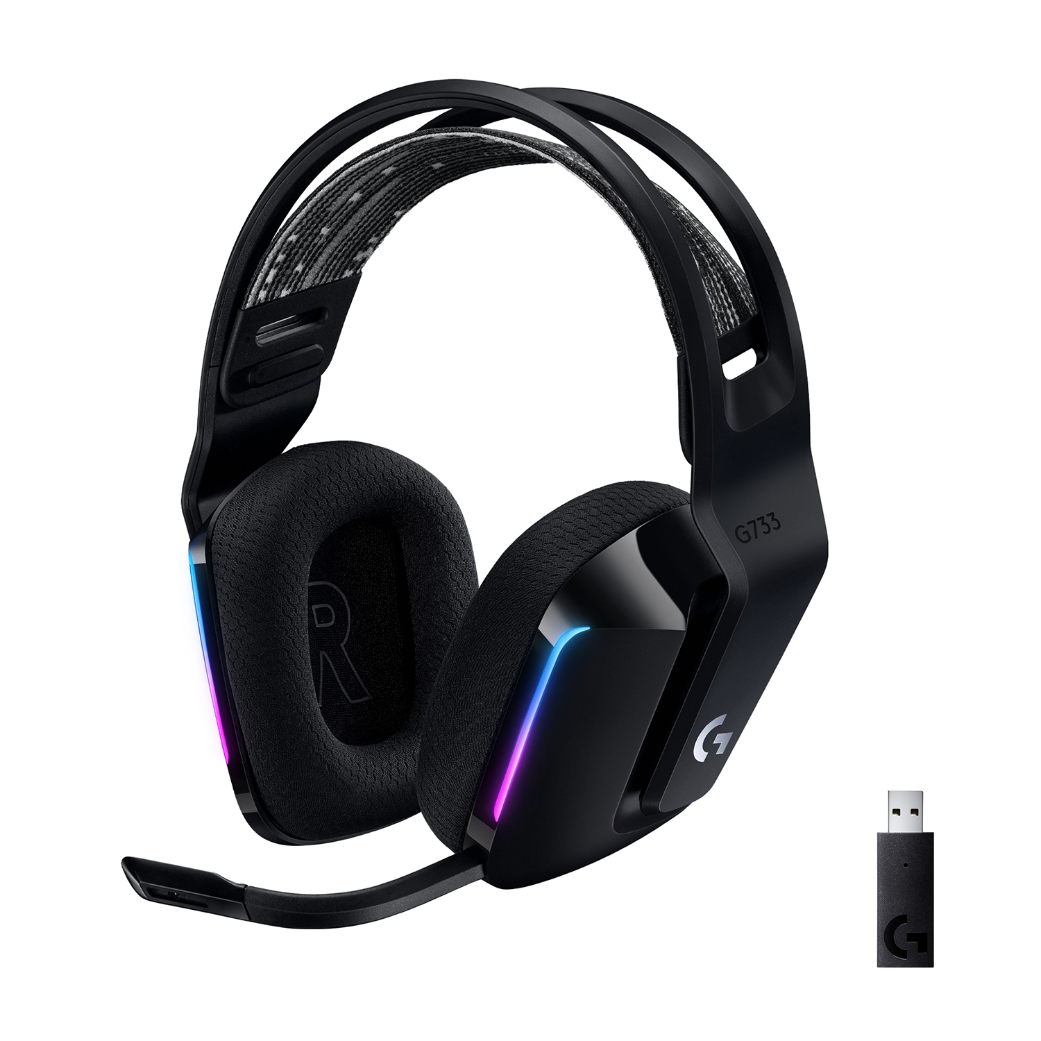 Logitech G733 Ps4/Pc Cuffie Gaming, Nero