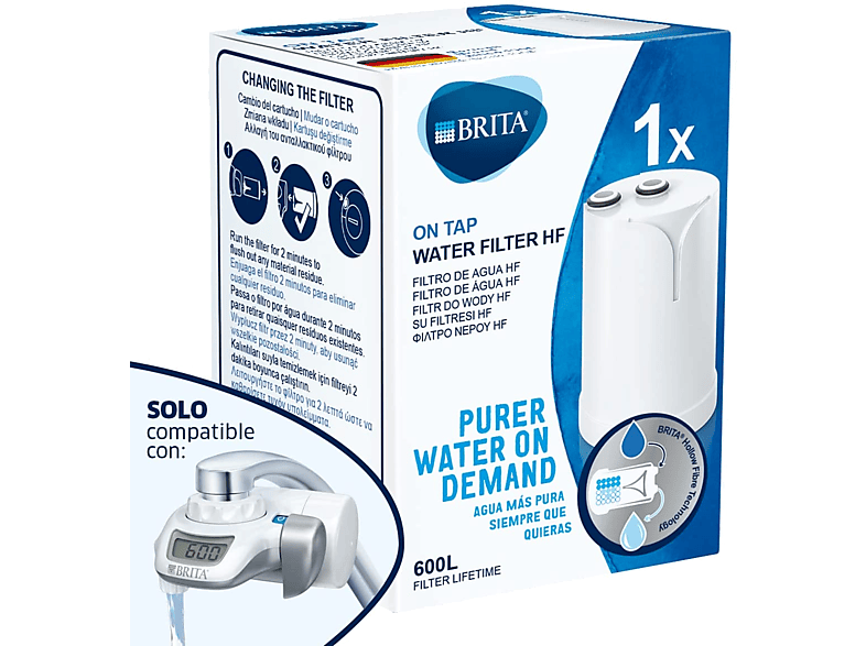 Recambio de filtros  Brita On Tap HF, Compatible con sistema On