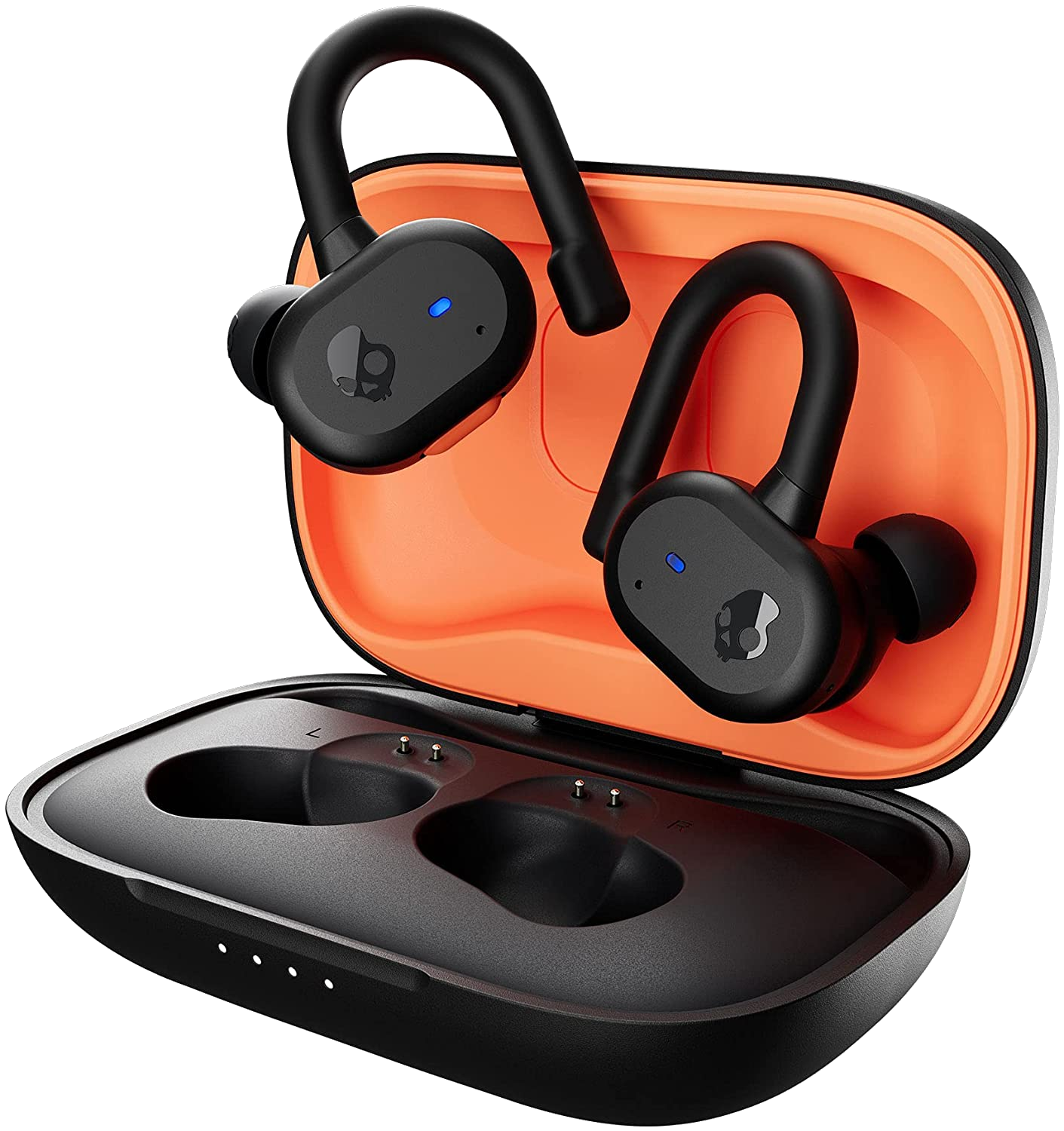 SKULLCANDY Push Active TWS sport fülhallgató, fekete-narancs (S2BPW-P740)