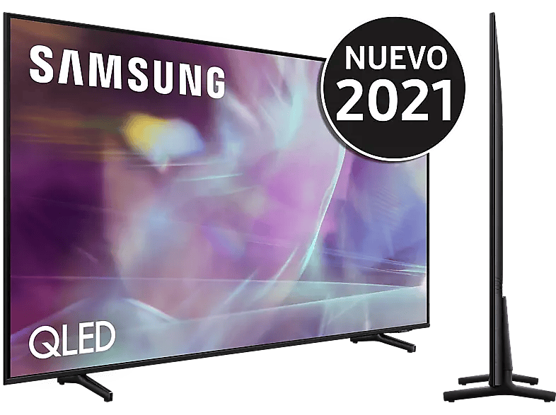 mot expositie Niet essentieel TV QLED 55" | Samsung QE55Q60AAUXXC, UHD 4K, Smart TV, HDR10+, Tizen,  Motion Xcelerator, Control de voz, Negro