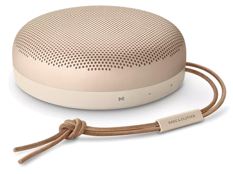 Altavoz inalámbrico - Bang & Olufsen Beosound A1 2nd Gen, 60 W, Resistente al agua, Bluetooth 5.1, 18 h, Oro