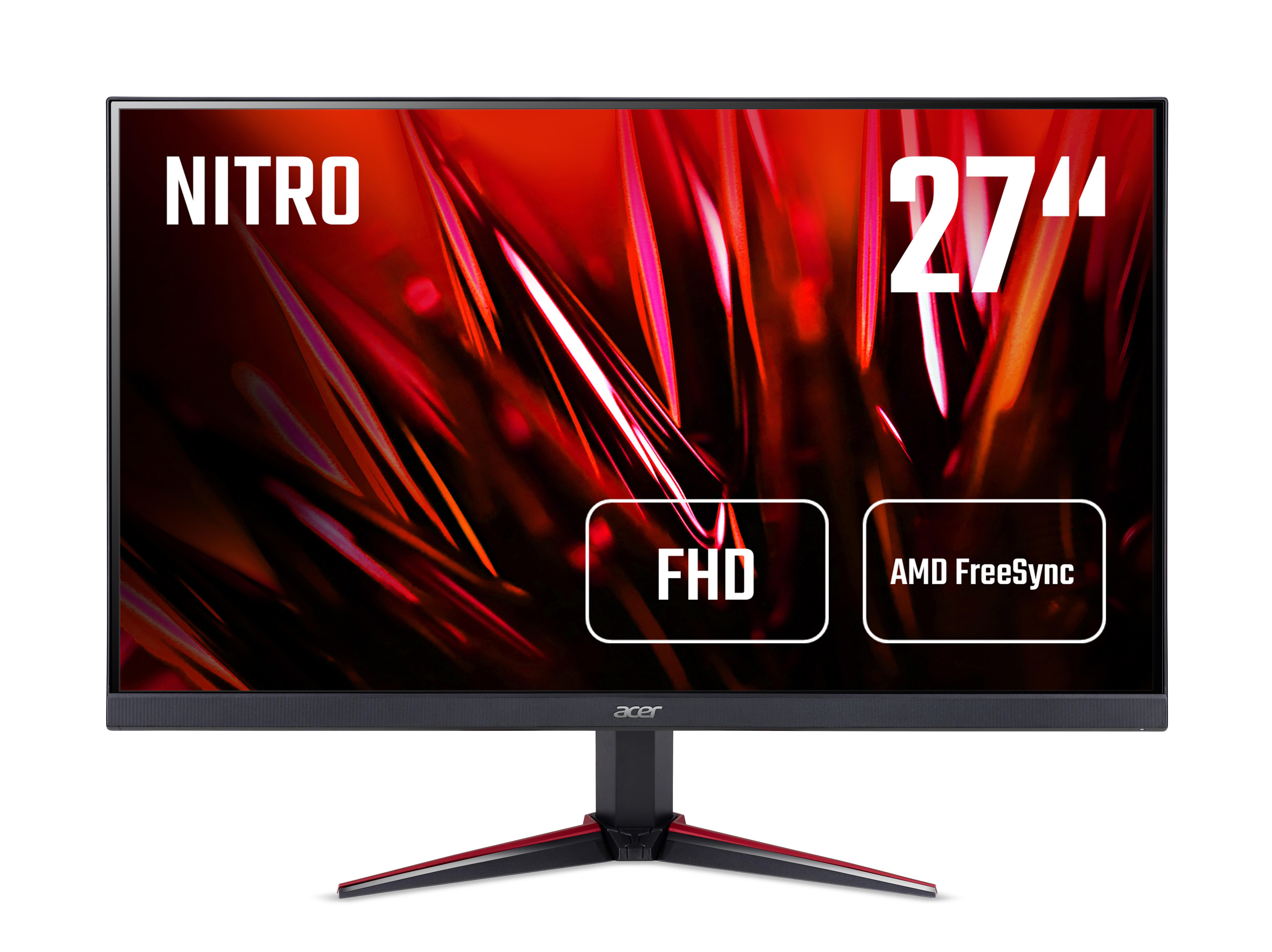 ACER Nitro VG270 27 Zoll  Full-HD  Monitor  4 ms Reaktionszeit  