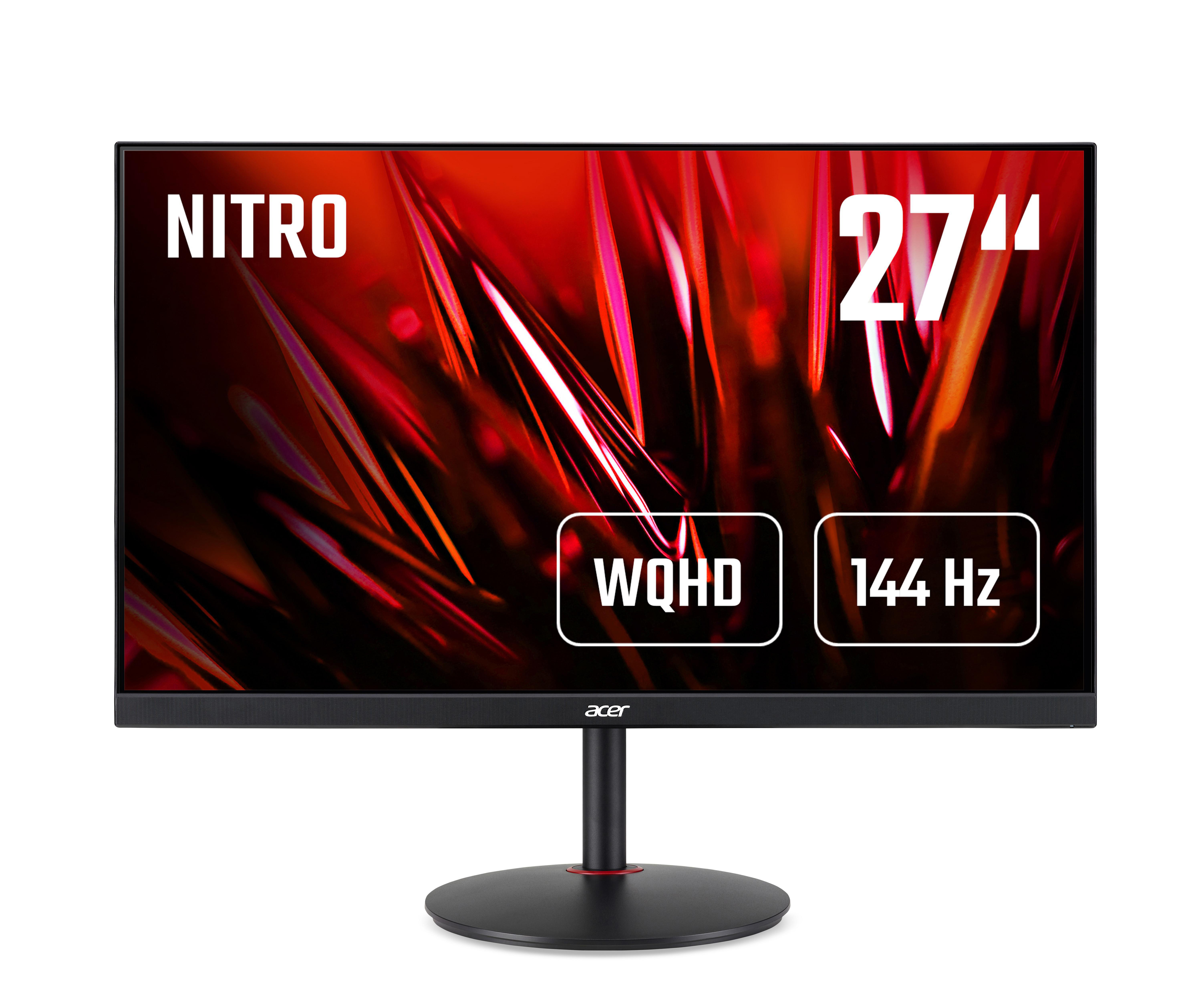 ACER Nitro XV272UP 27 Zoll  WQHD  Gaming Monitor  1 ms Reaktionszeit  