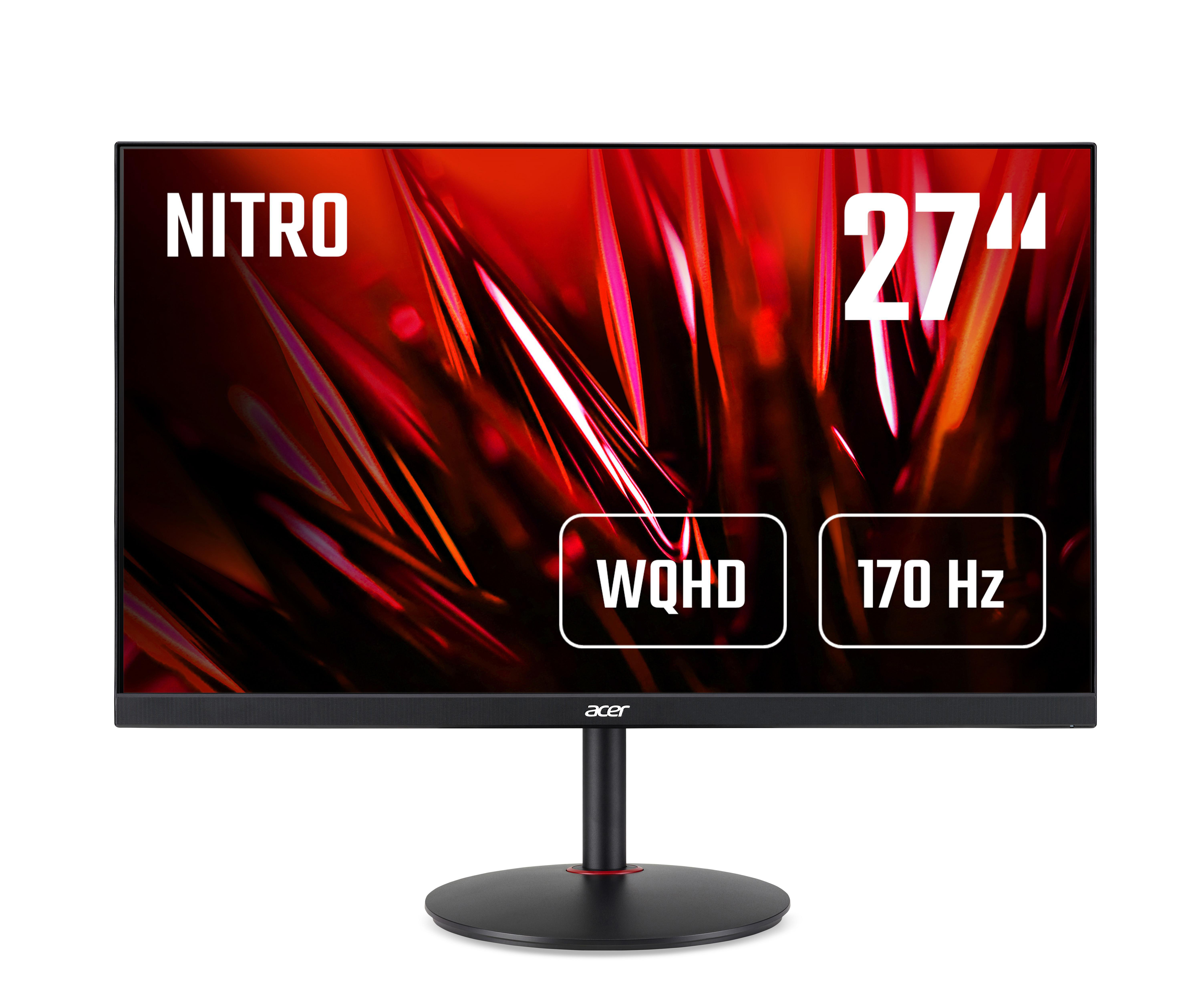 Reaktionszeit, Overclock 144 ms Hz Zoll 27 ACER XV272UKV DisplayPort/HDMI) Hz Monitor 170 WQHD DisplayPort, (1 Gaming