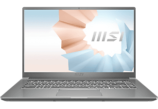 MSI Prestige 15 A11SC 9S7-16S711-050 Szürke Gamer laptop (15,6" FHD/Core i7/16GB/512 GB SSD/GTX1650 MaxQ 4GB/NoOS)