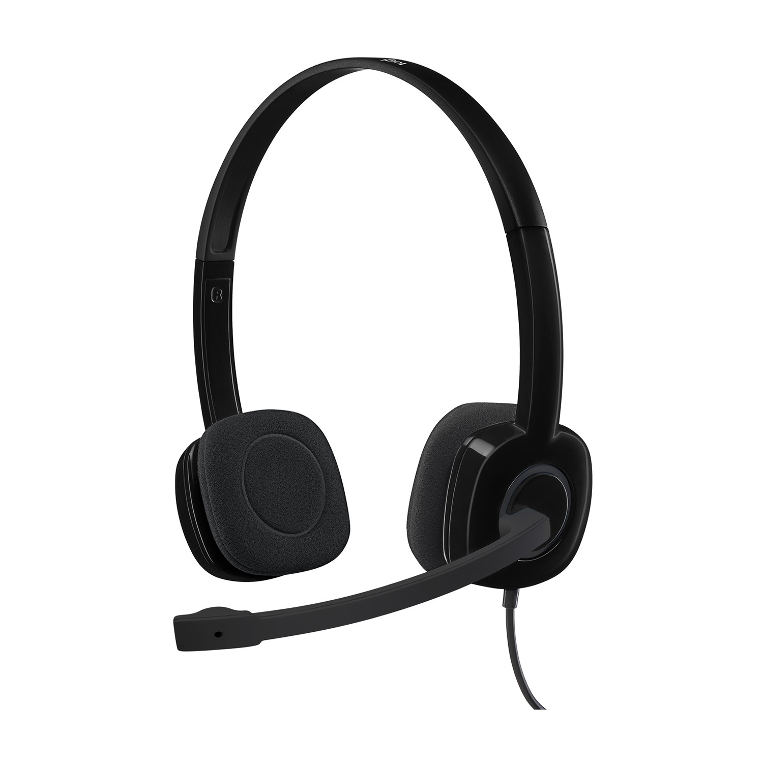 Logitech H151 Headset Stereo Cuffie PC, nero